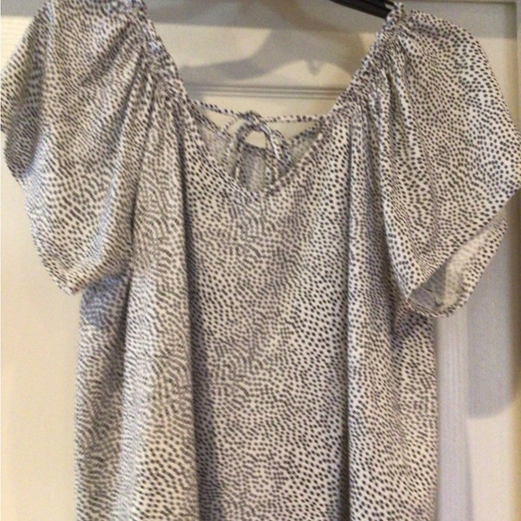 Short sleeve polka dot top - Picture 4 of 5